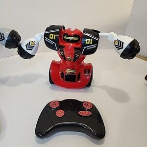 Red and Black Robot Toy with Remote